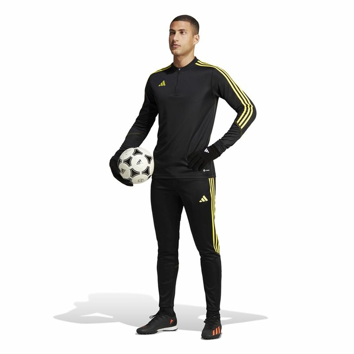 Tränings t-shirt, Vuxen Adidas Tiro23 Club Vit Svart - 6