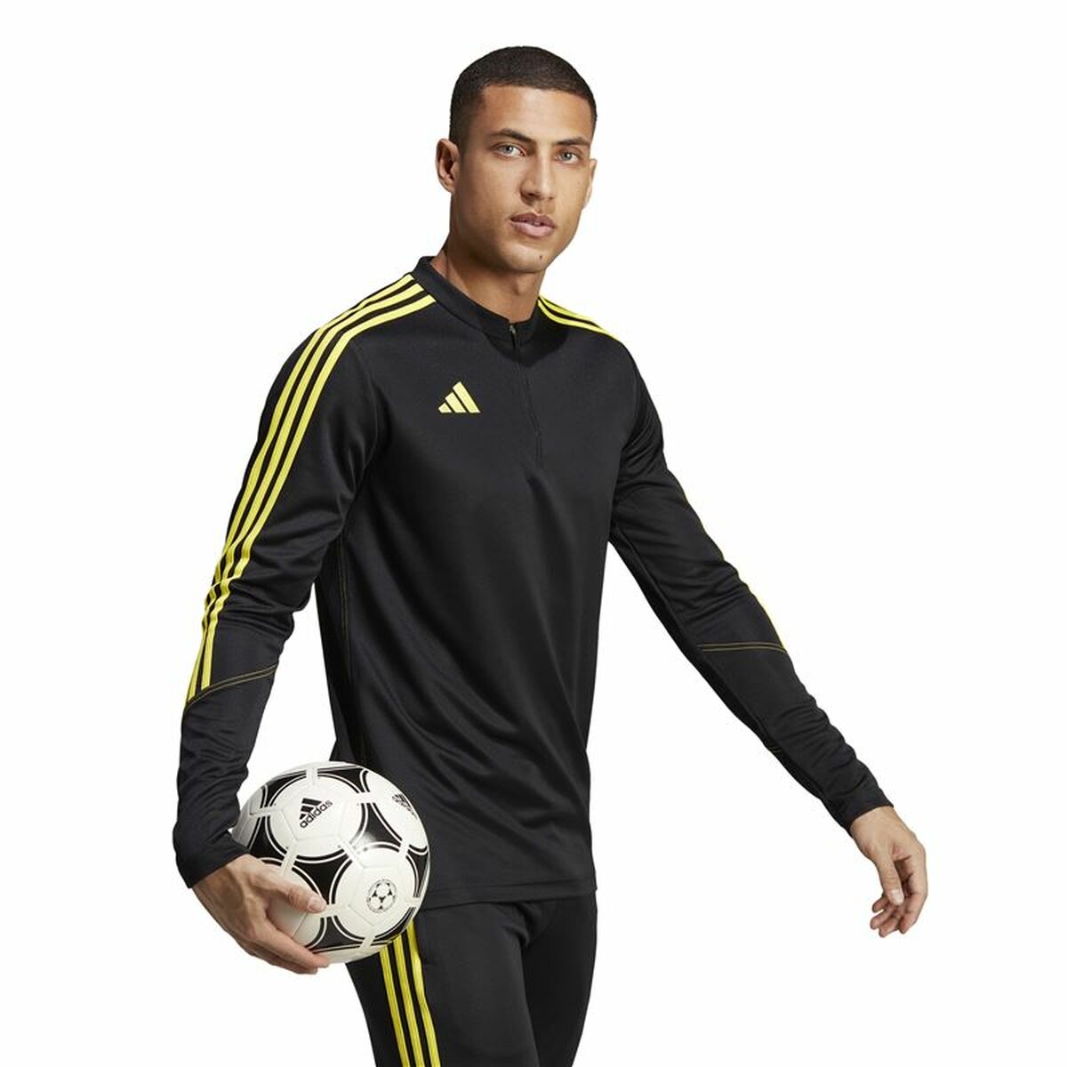 Tränings t-shirt, Vuxen Adidas Tiro23 Club Vit Svart - 5
