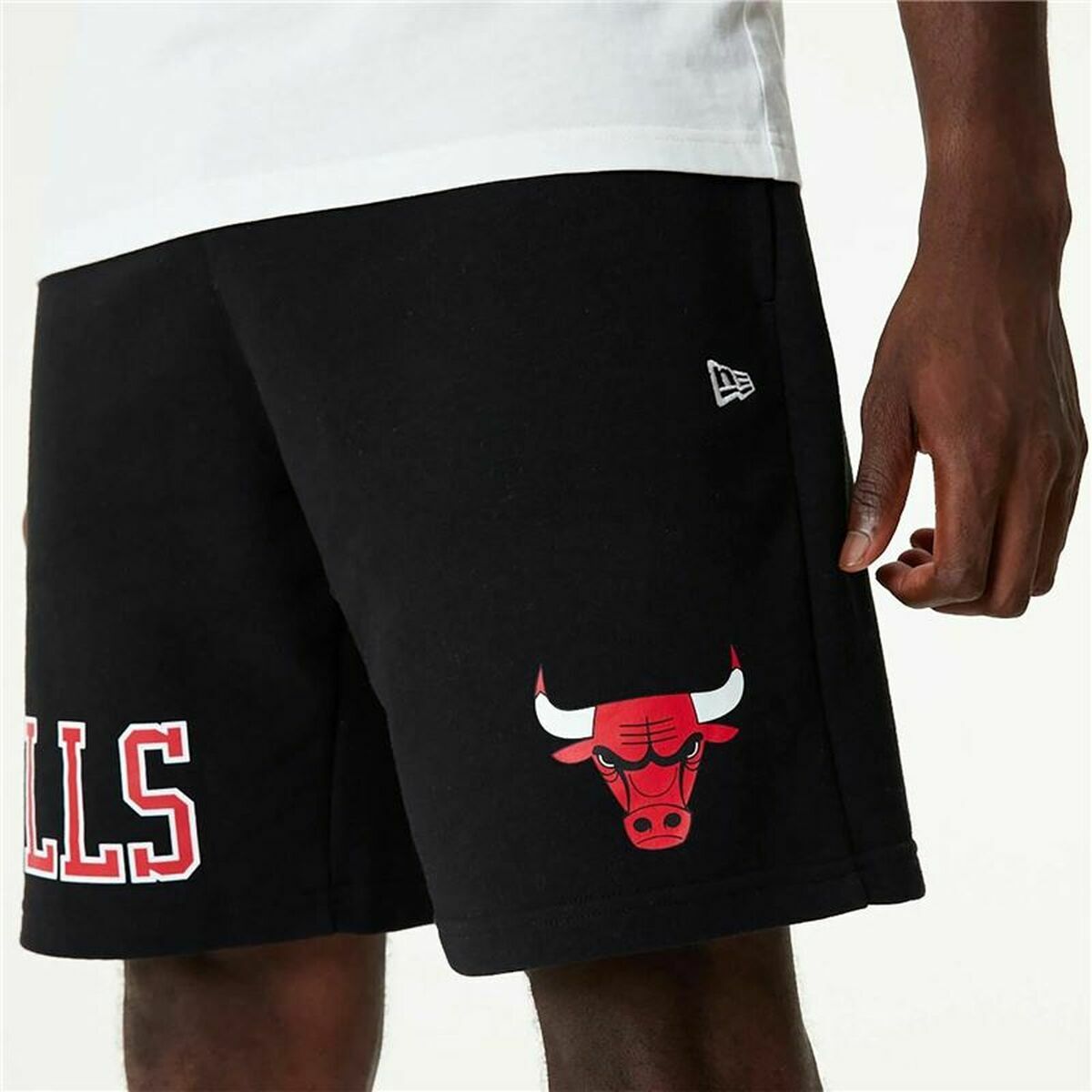 Träningsshorts New Era NBA Chicago Bulls Svart - 4
