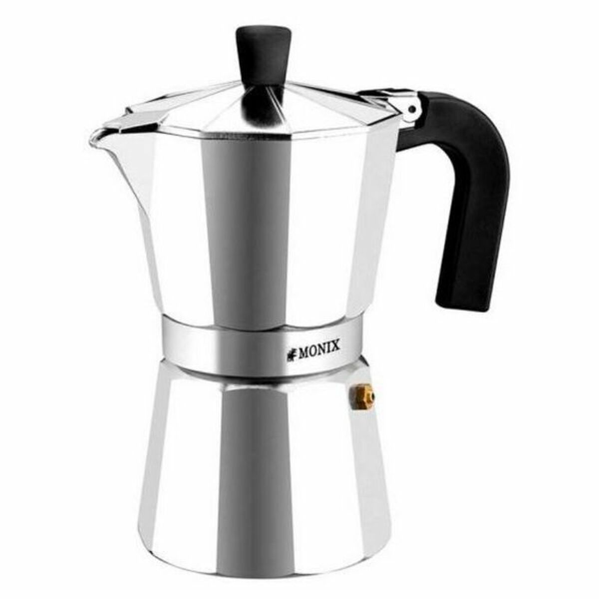 Italiensk Kaffepanna Monix Braisogona_M620012 Silver Aluminium 12 Csészék