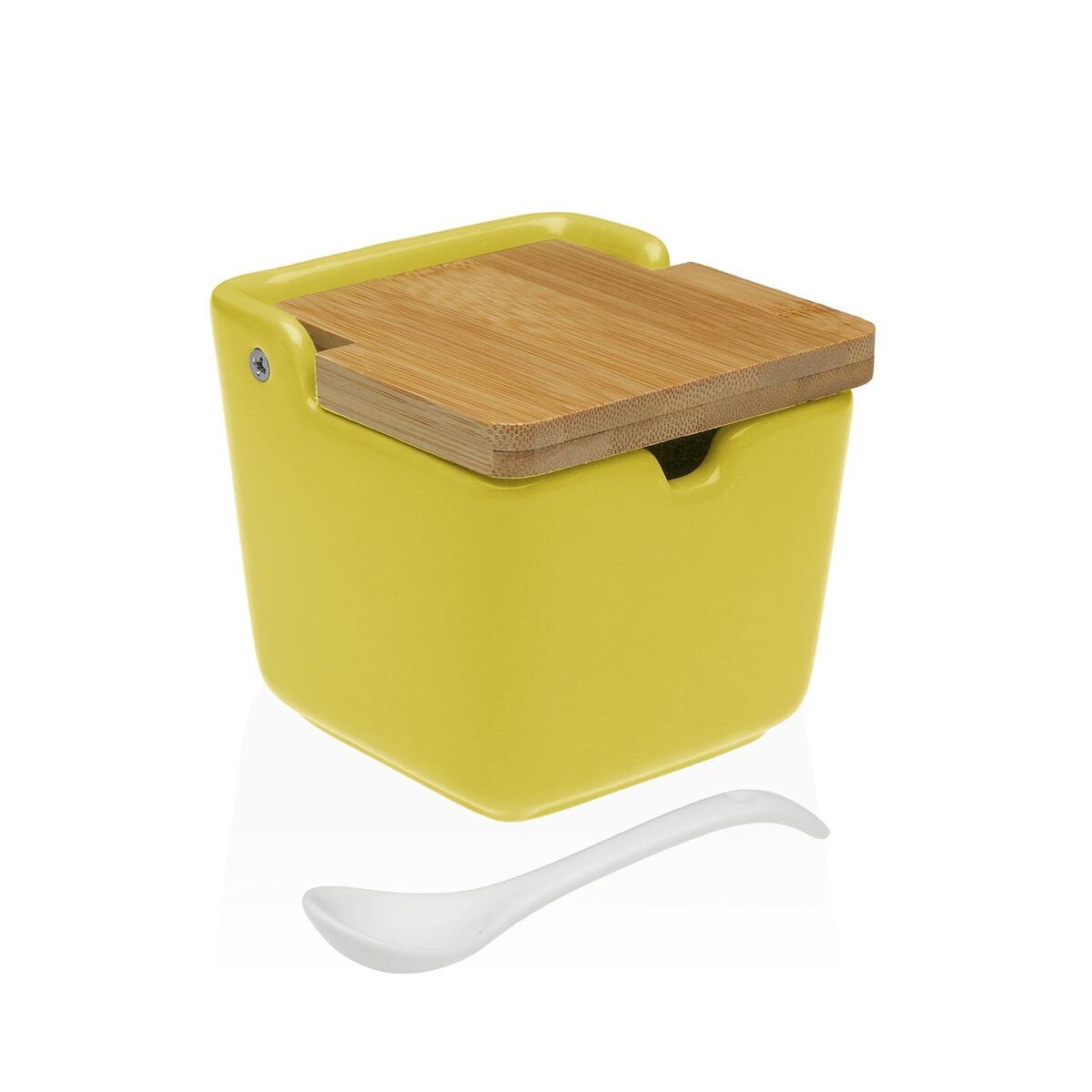 Sockerströare Versa Gul Keramik 8,8 x 8,5 x 8,8 cm