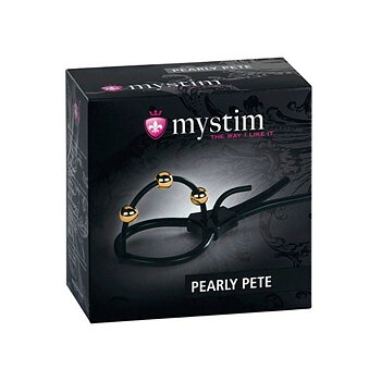 Pete Corona-band, glansigt Mystim MS46586 Svart