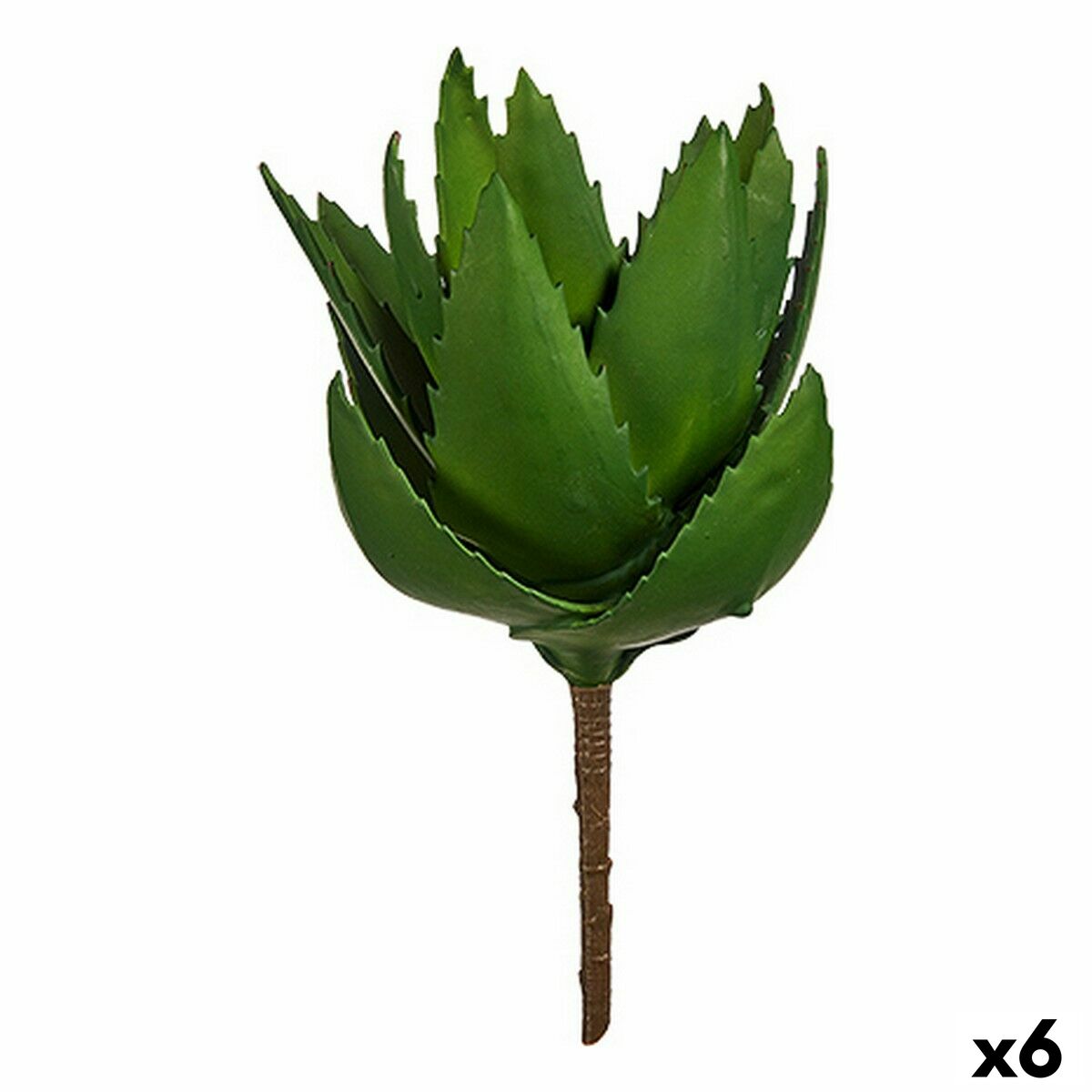 Dekorativ växt Ibergarden Plast Aloe Vera 13 x 24,5 x 14 cm (6 antal) - 3