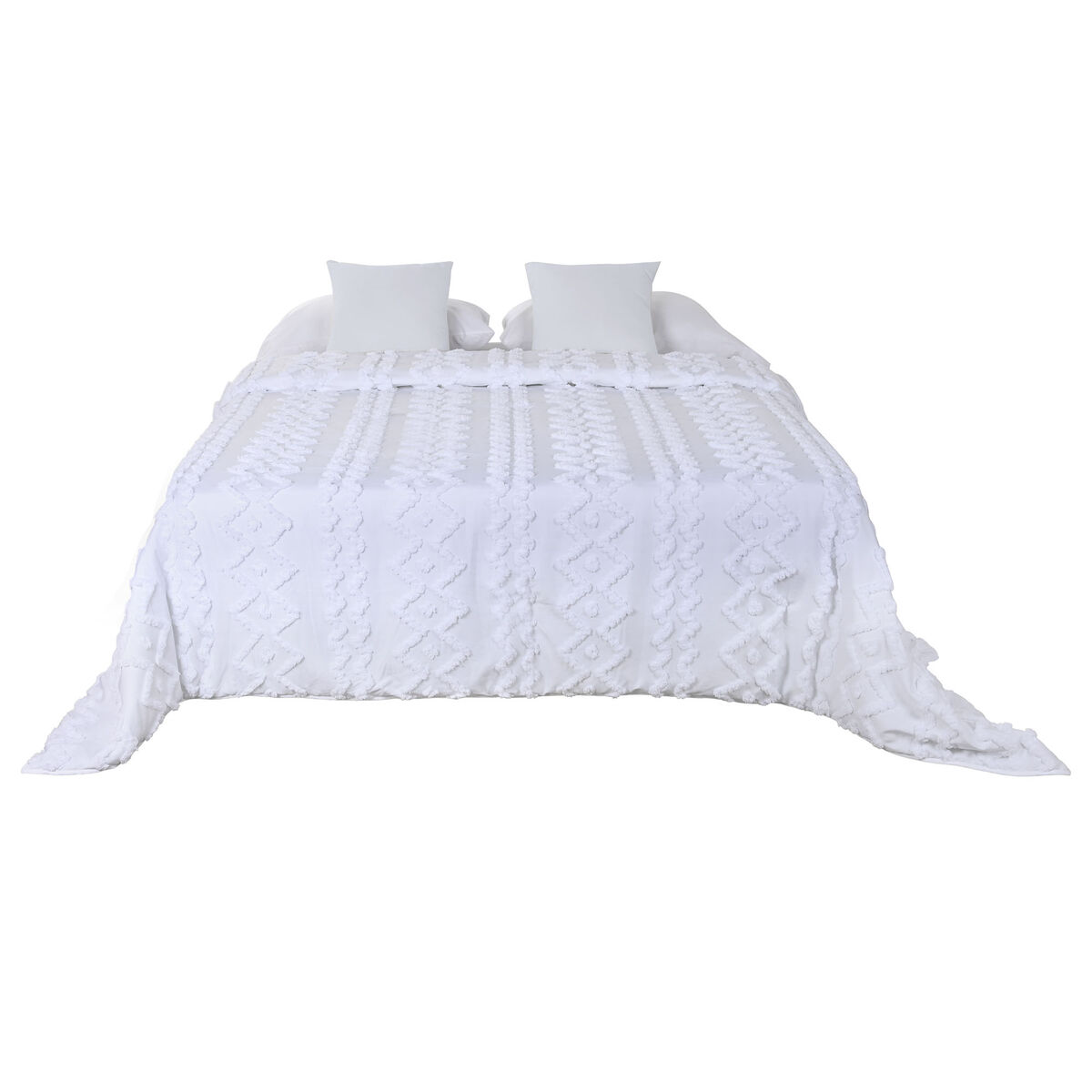 Sängöverdrag Home ESPRIT Vit 240 x 260 cm - 4