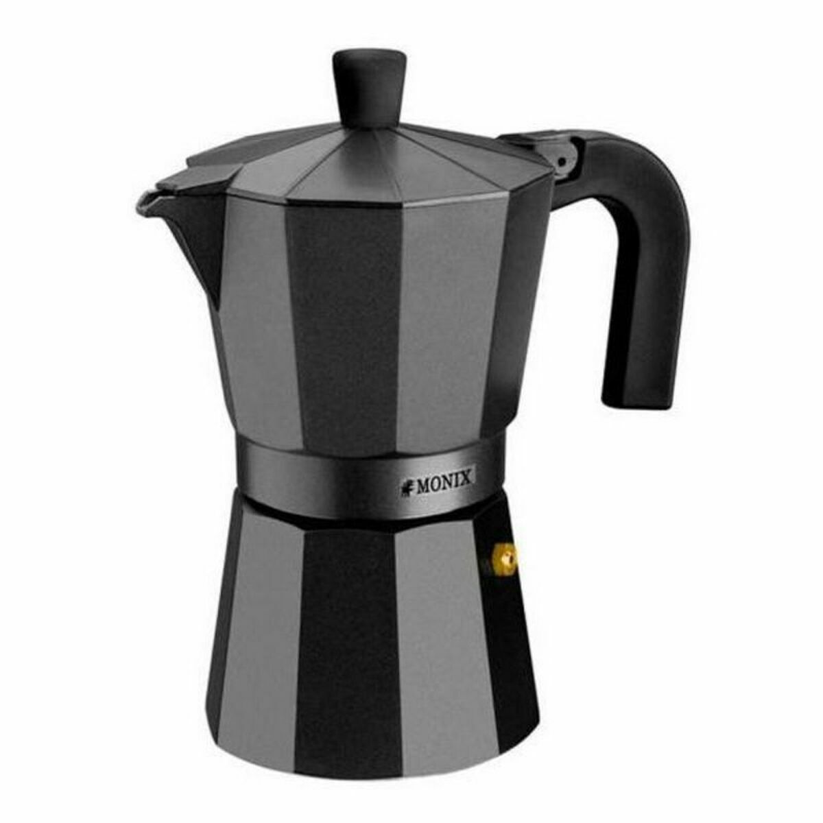 Italiensk Kaffepanna Monix Braisogona_M640012 Svart Aluminium 1,5 L