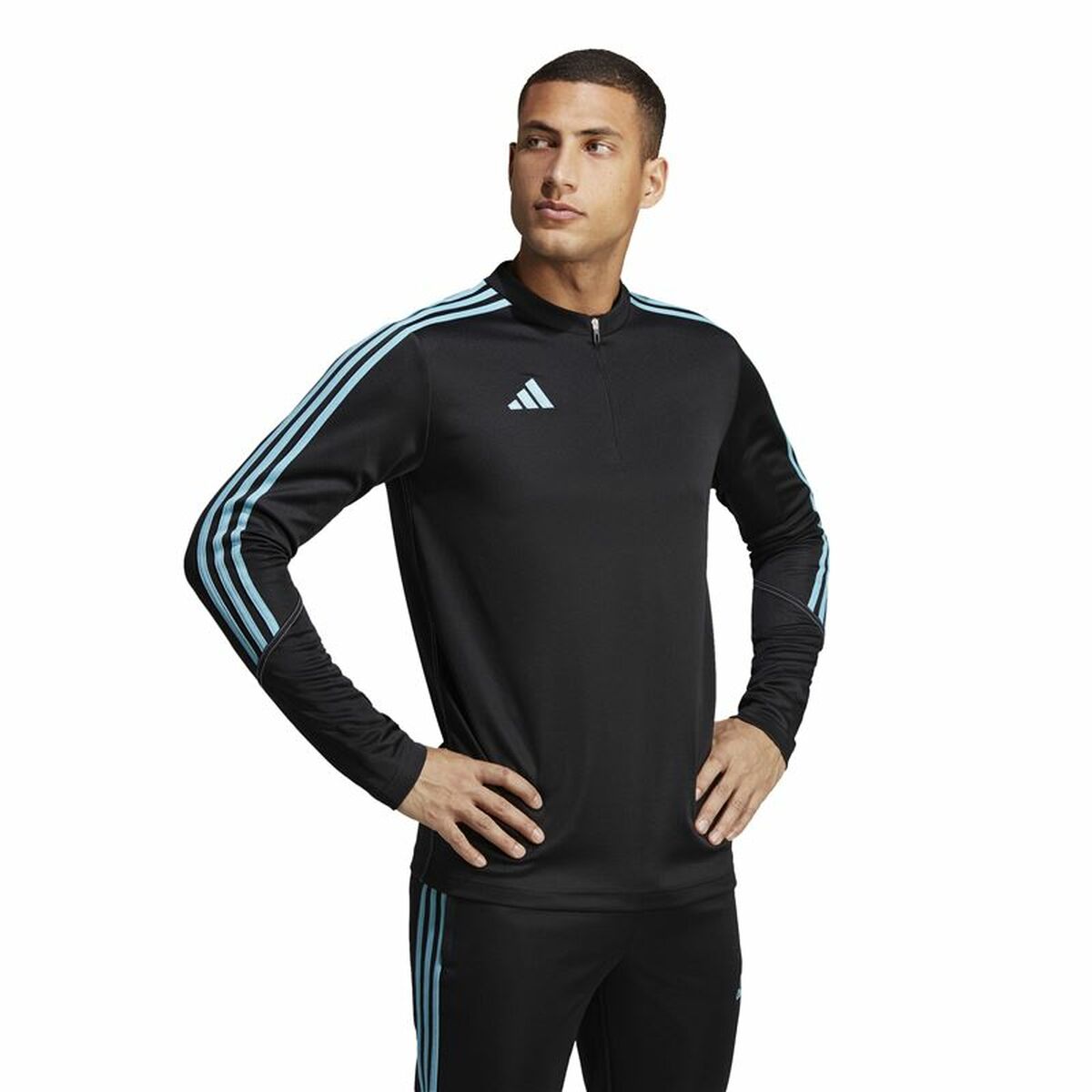 Tränings t-shirt, Vuxen Adidas Tiro 23 Svart (XS) - 2
