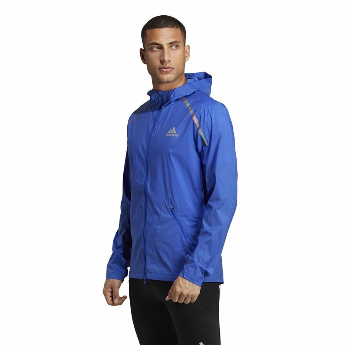 Träningsjacka Herr Adidas Marathon Blå (S) - 2