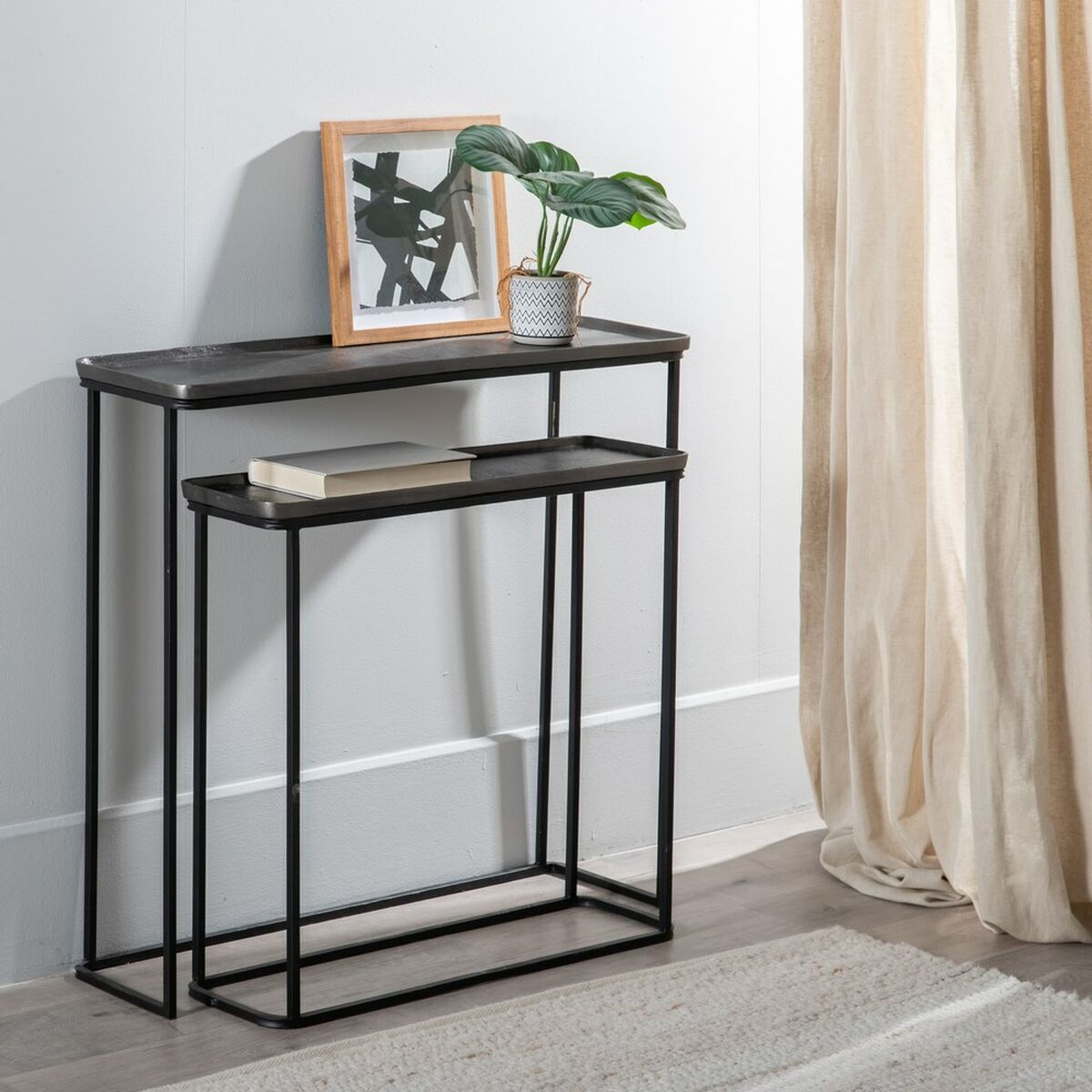 Möbelpaket Svart Grå 84 x 26 x 78 cm - 3