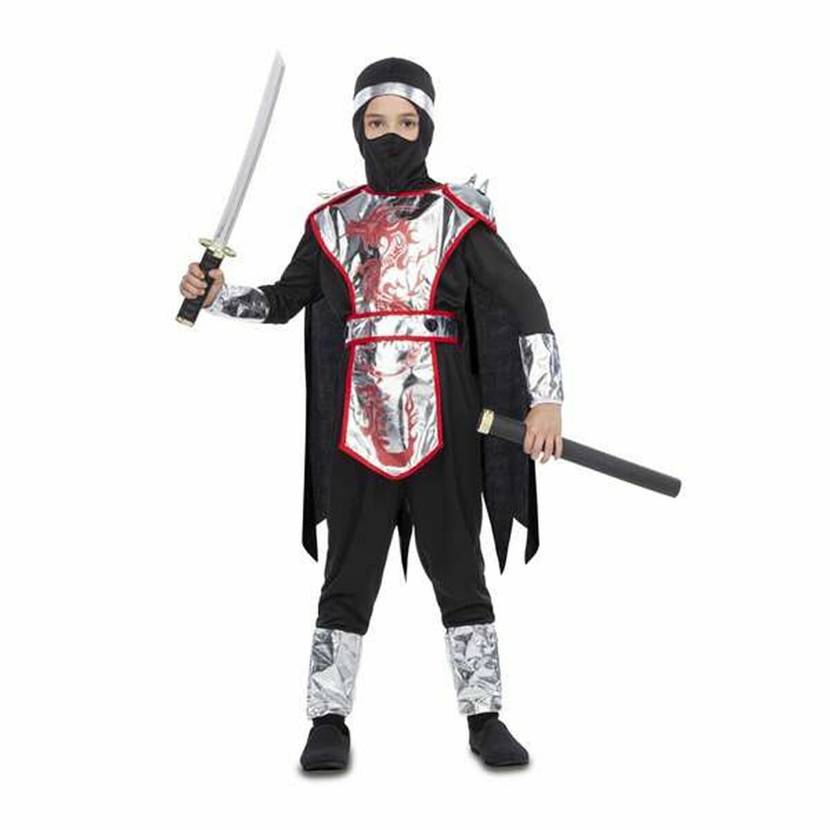 Maskeraddräkt för barn My Other Me Ninja 5 Delar - 3