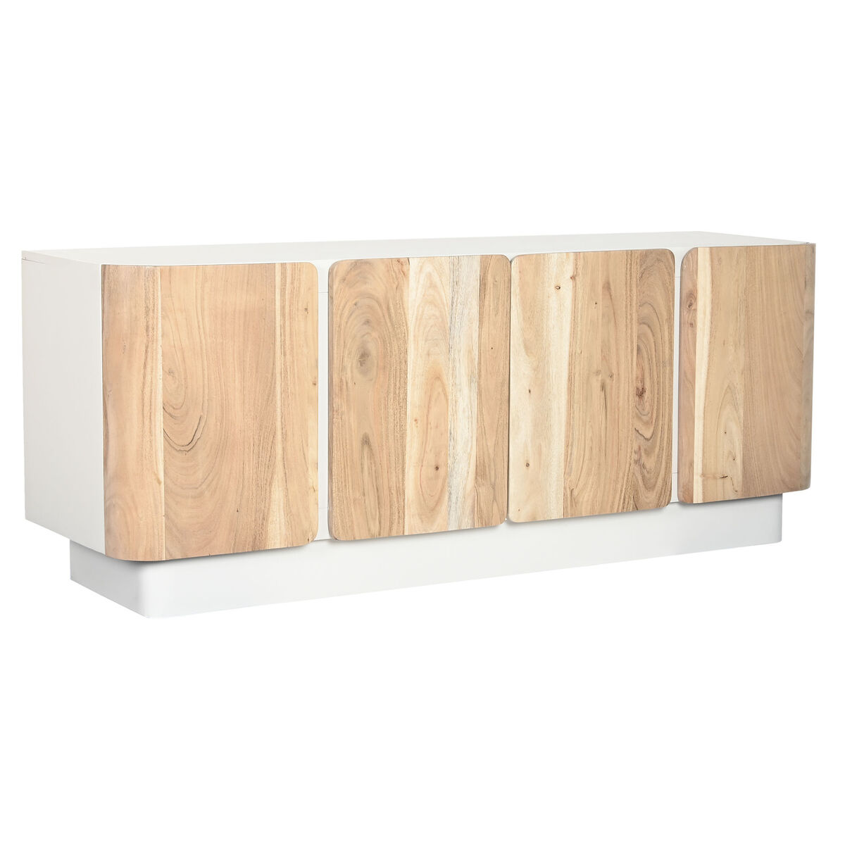 TV-möbler Home ESPRIT Vit Naturell 140 x 40 x 55 cm