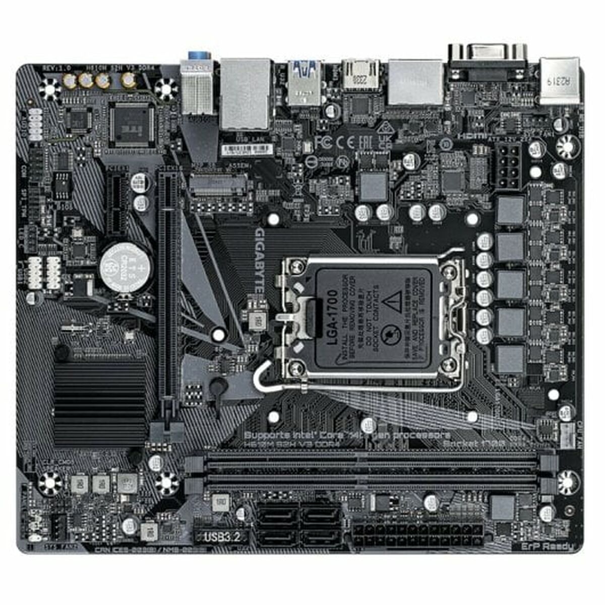 Moderkort Gigabyte H610M S2H V3 DDR4 LGA 1700 INTEL H610 EXPRESS - 4