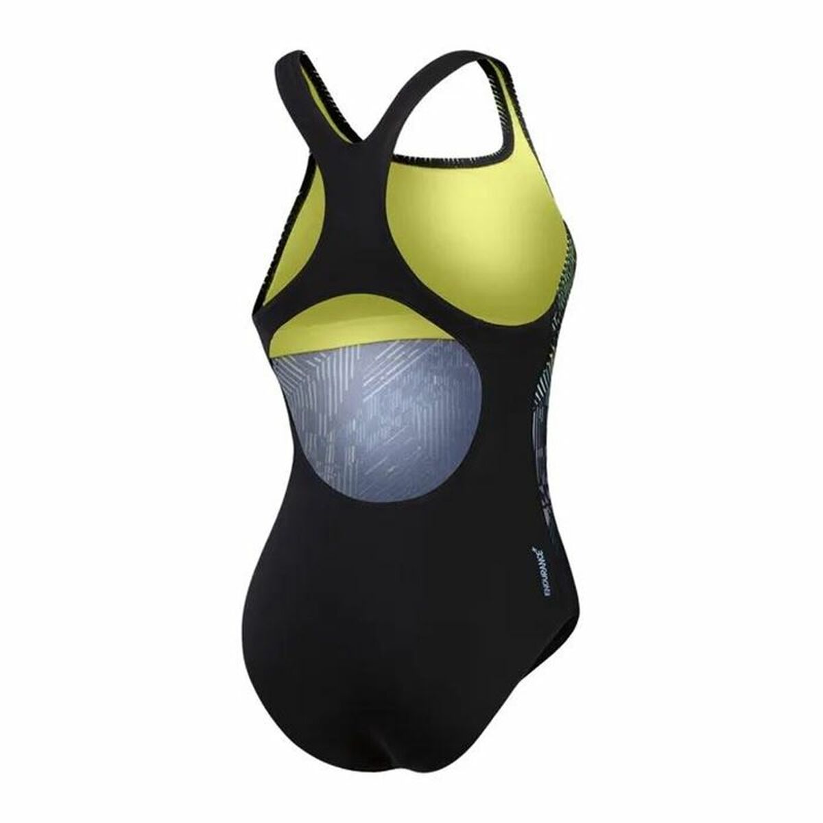 Baddräkt, Flickor Speedo Digital Printed Medalist Svart - 2
