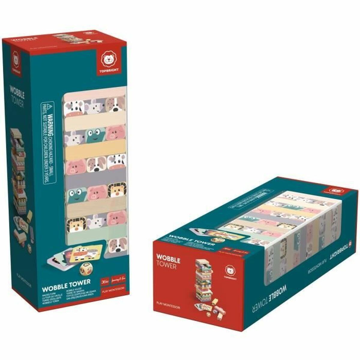 Skicklighetsspel TOP BRIGHT Seesaw Tower - 2