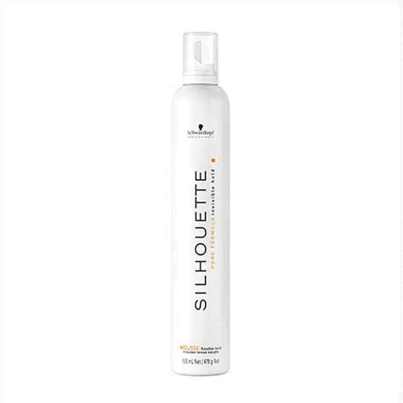 Extra stark hårfixerande mousse Schwarzkopf Silhouette Espuma 500 ml