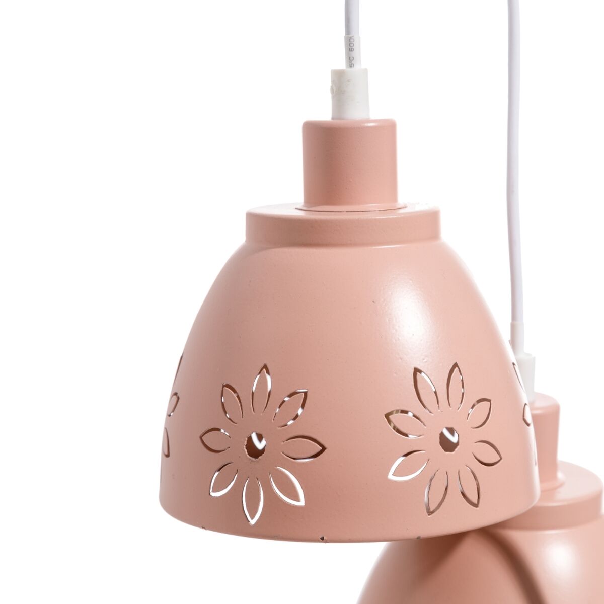 Taklampa 20 x 20 x 95 cm Rosa Metall - 3