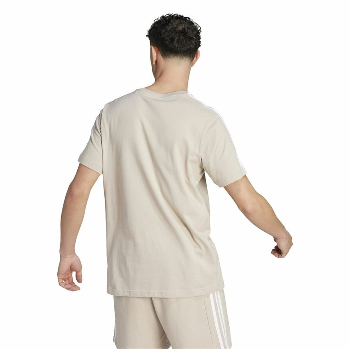 T-shirt Adidas 3S Sj Beige - 4