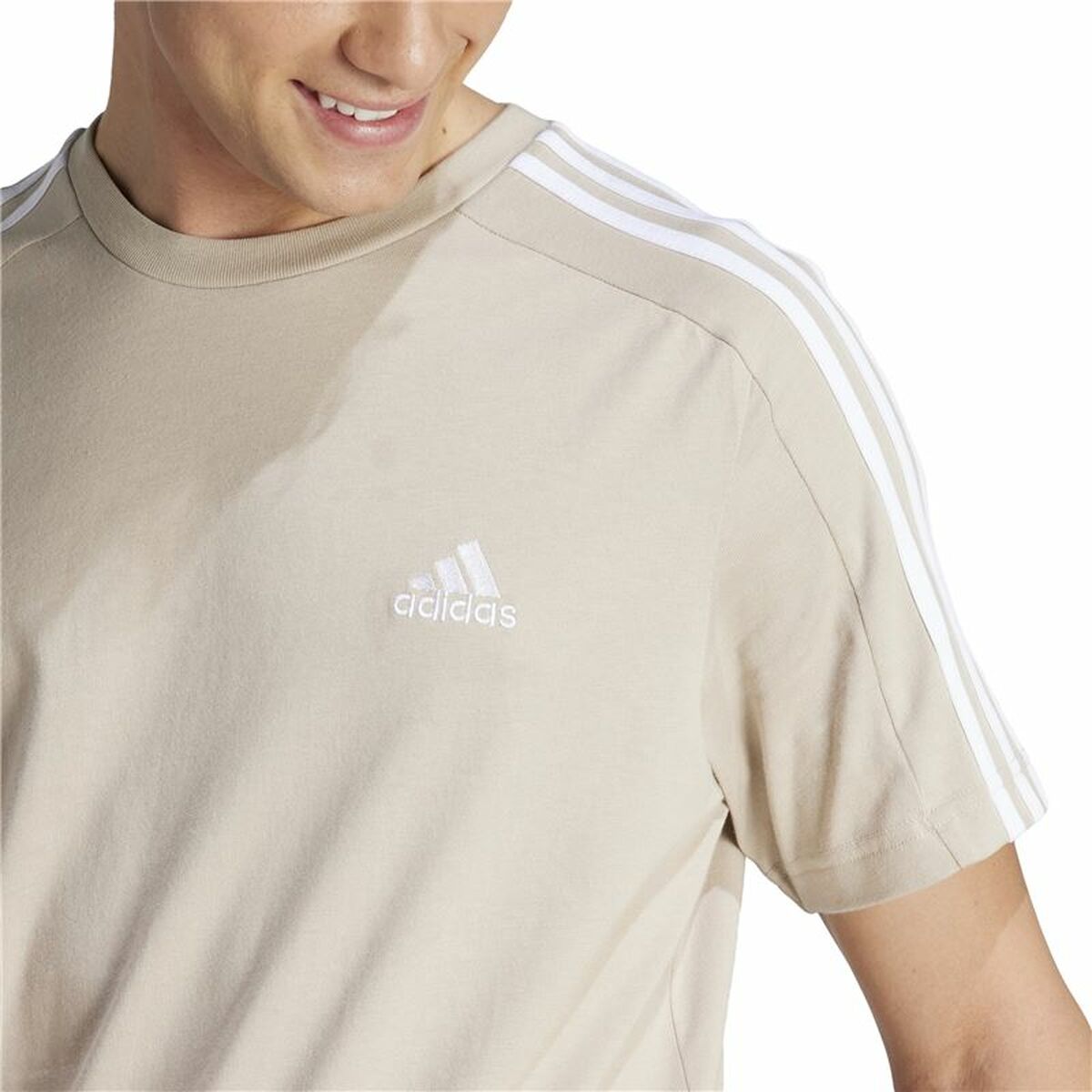 T-shirt Adidas 3S Sj Beige - 6