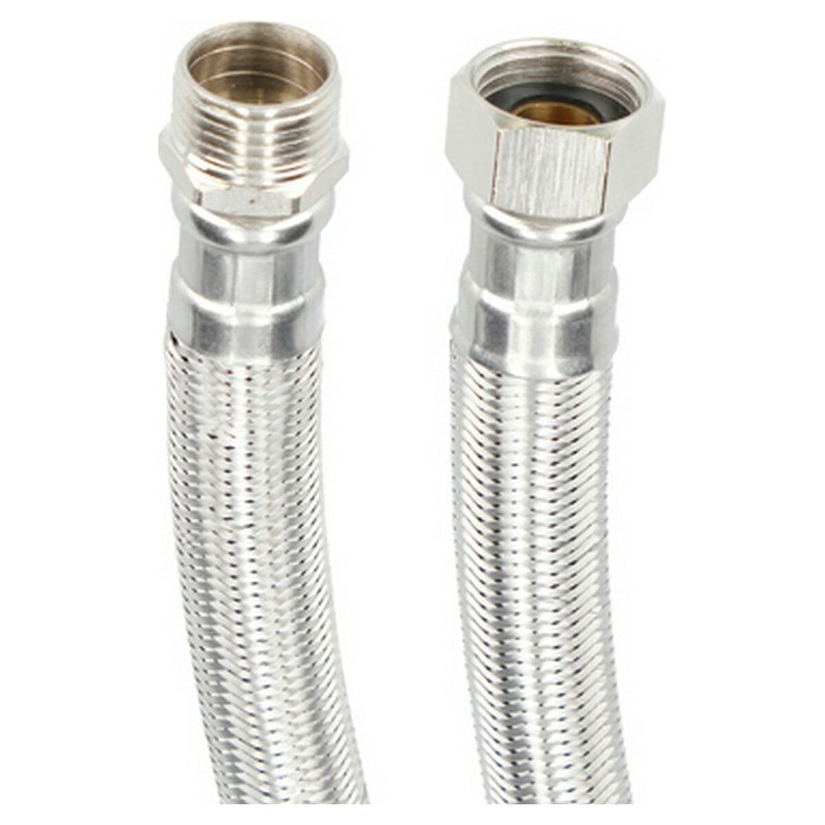 Slang M1/2" X H1/2" 40 cm Rostfritt stål AISI 304 EPDM - 2