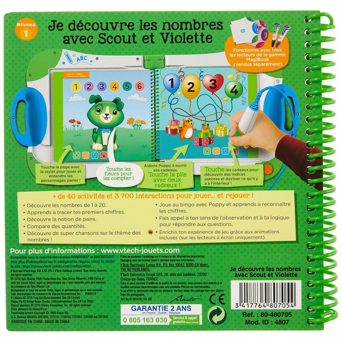 Utbildningsspel Vtech My learning Kindergarten (FR) Multicolour (1 Delar) - 5