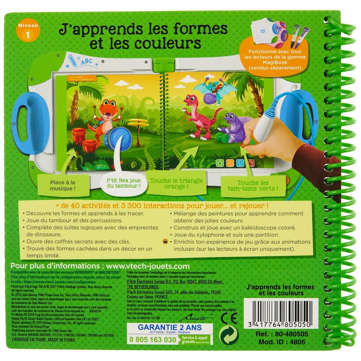 Utbildningsspel Vtech My learning Kindergarten (FR) Multicolour (1 Delar) - 3
