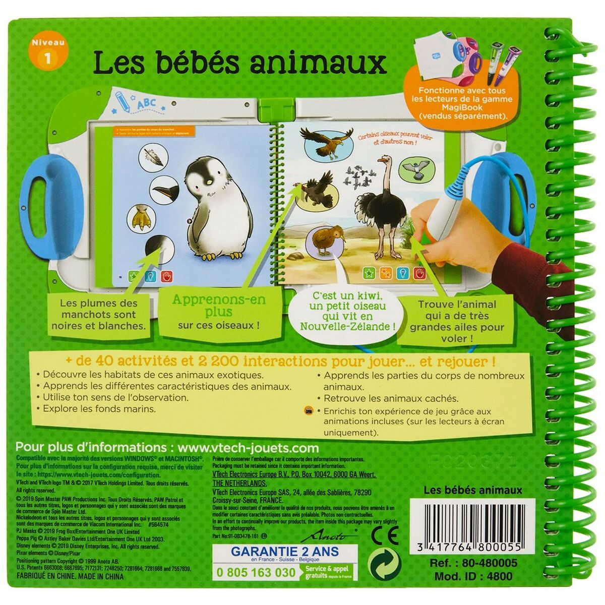 Utbildningsspel Vtech My learning Kindergarten (FR) Multicolour (1 Delar) - 4