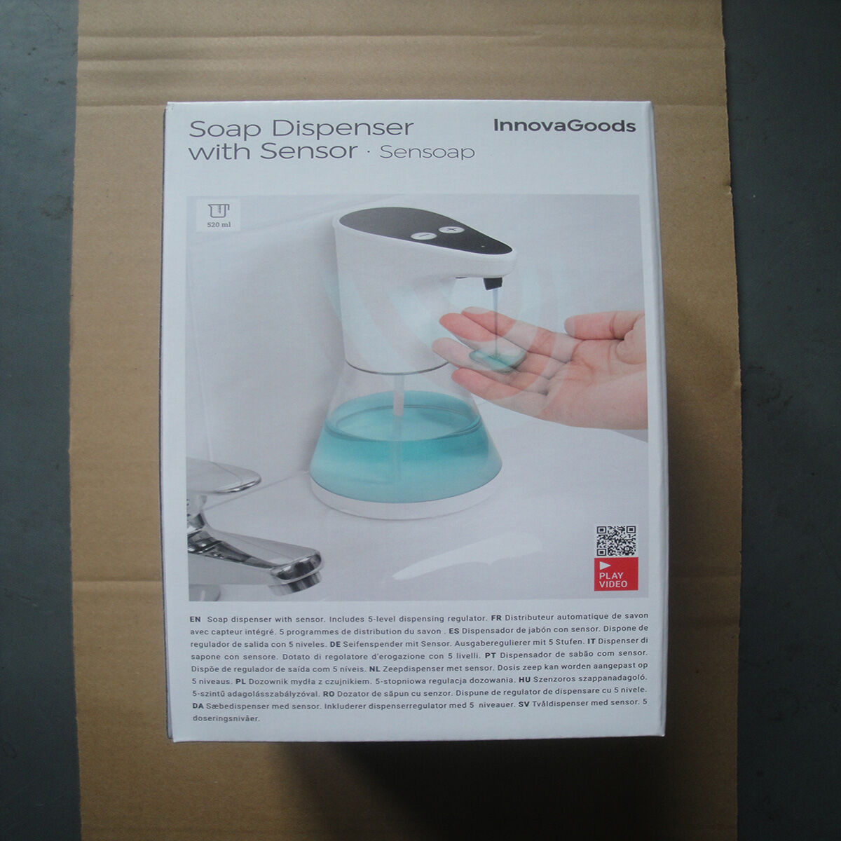 Automatisk tvålpump med sensor Sensoap InnovaGoods - 11