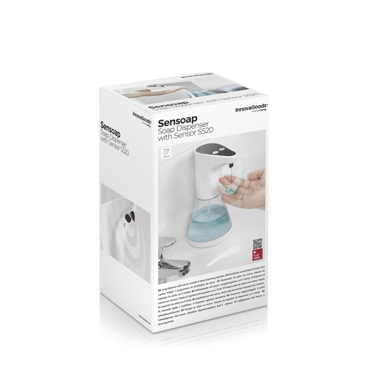 Automatisk tvålpump med sensor Sensoap InnovaGoods - 10