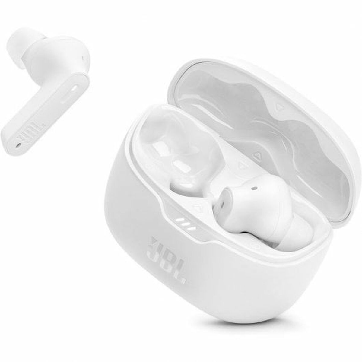 Hörlurar med Mikrofon JBL TUNE BEAM WHITE Vit - 6