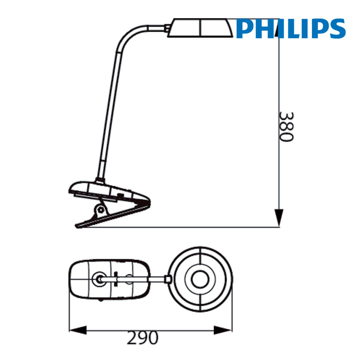 Bordslampa Philips Lámpara de mesa Rosa 3 W - 5