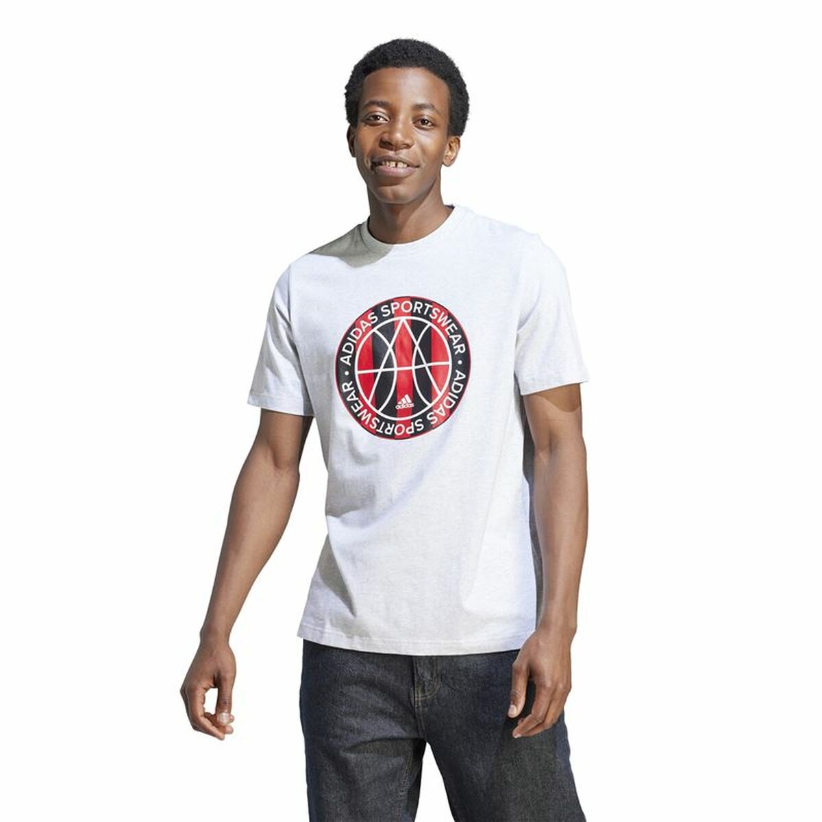 T-shirt Adidas Tiro Emblem G Grå - 2