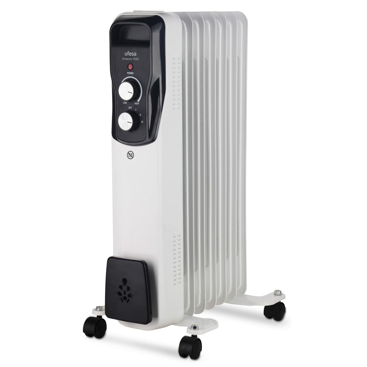 Oljeelement (7 ribbor) UFESA ANTARES 1500 Vit 1500 W Med hjul