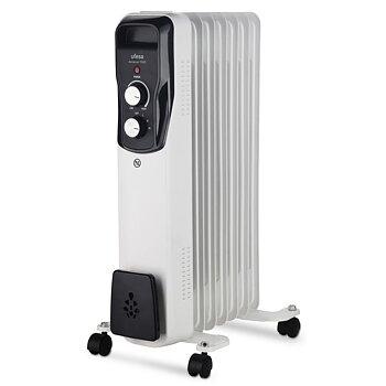 Oljeelement (7 ribbor) UFESA ANTARES 1500 Vit 1500 W Med hjul