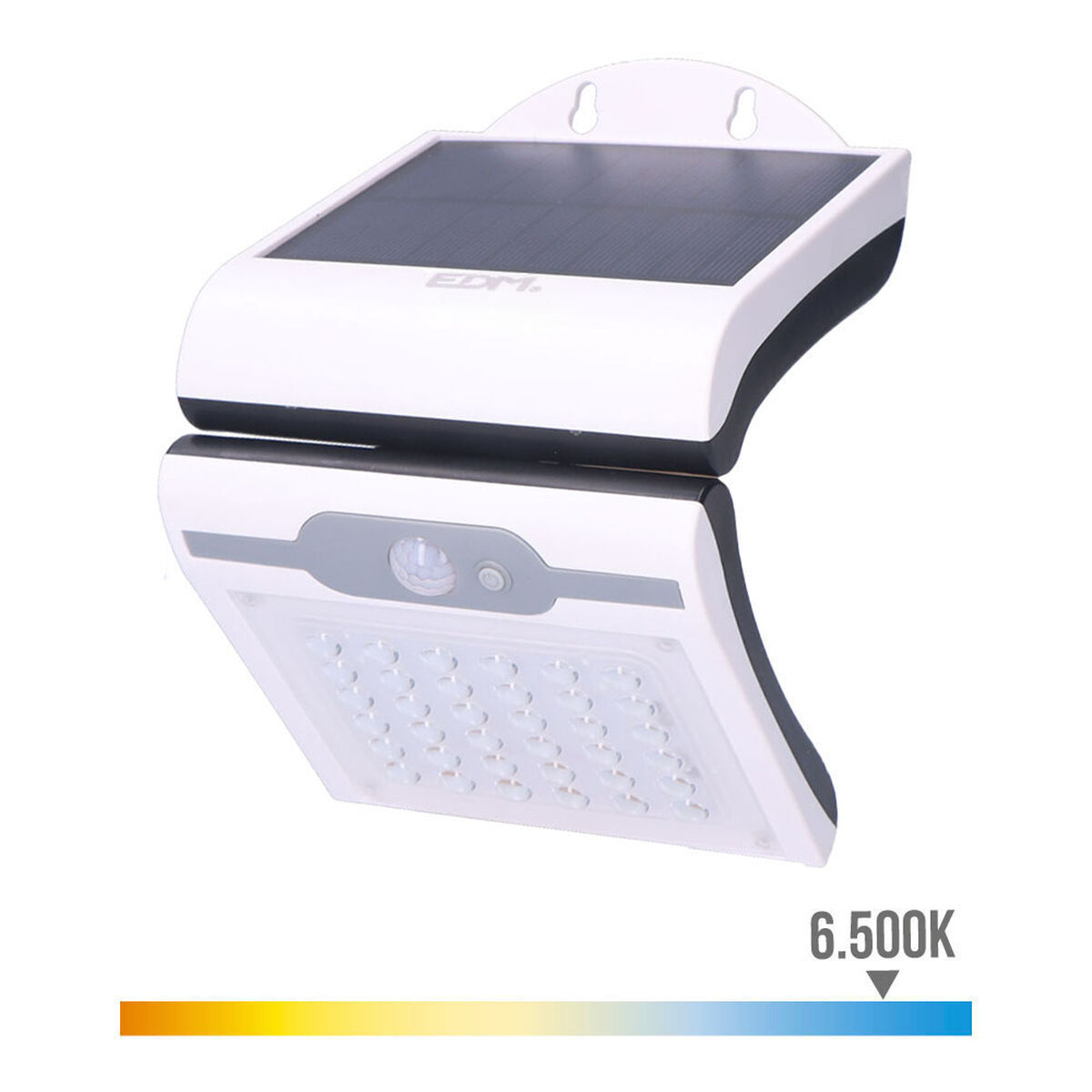 Vägglampa med LED EDM 31846 Vit 2 W 220 lm Sol Rörelsesensor (6500 K) - 11