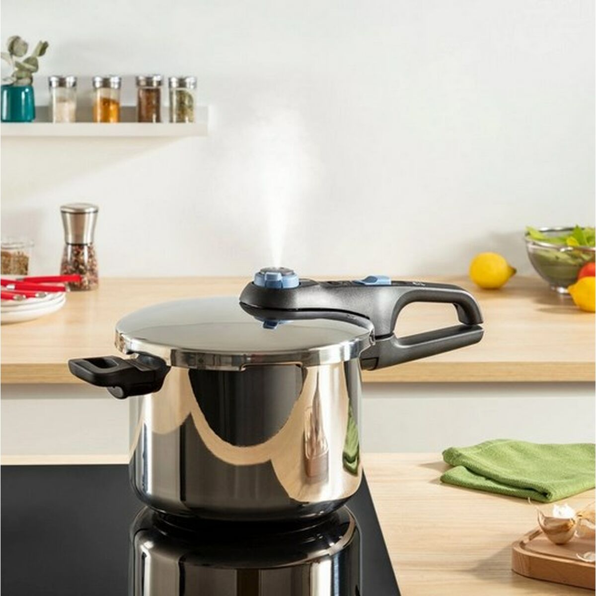 Tryckkokare Tefal P2584301 Rostfritt stål Plast 4 L 6 L - 3