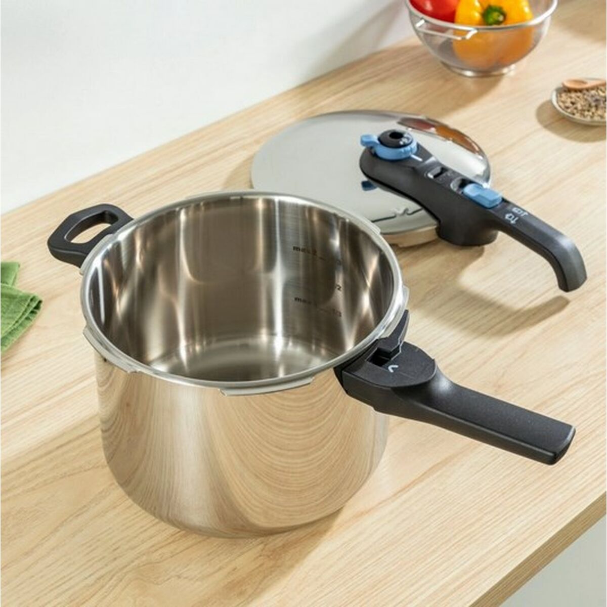 Tryckkokare Tefal P2584301 Rostfritt stål Plast 4 L 6 L - 5