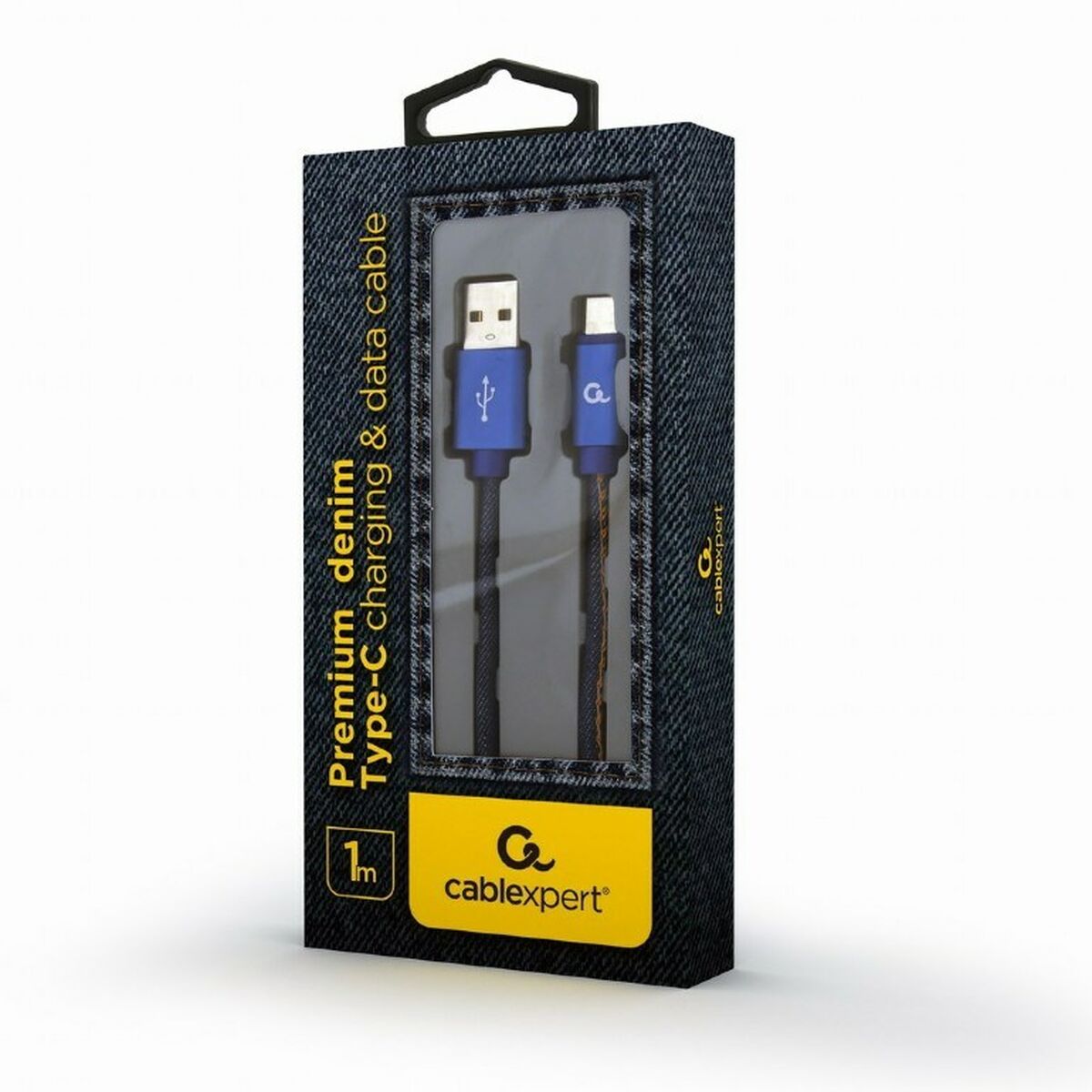 USB A till USB C Kabel GEMBIRD CC-USB2J-AMCM-1M-BL Blå 1 m - 2