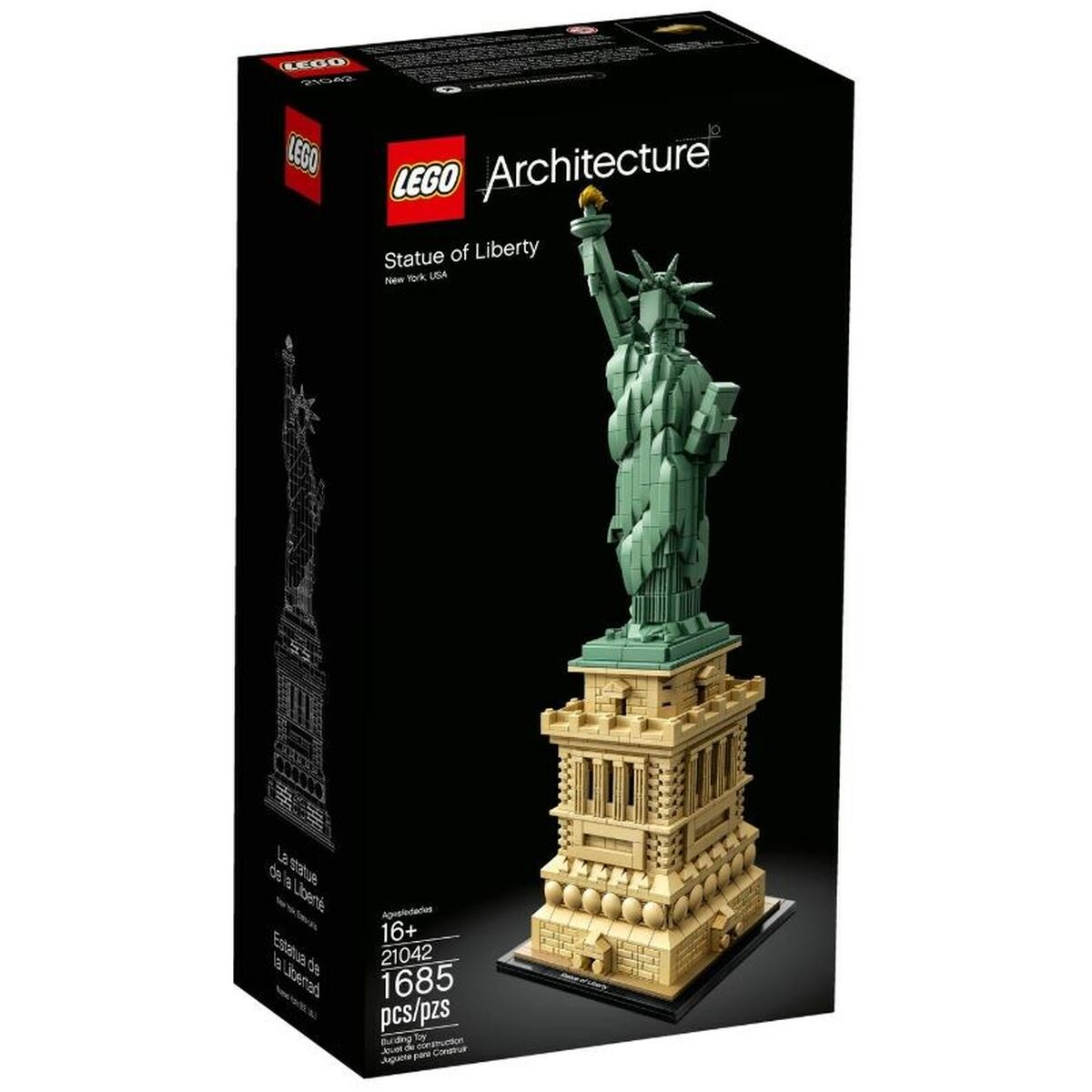 Byggsats Lego Estatua de la Libertad Multicolour 1685 Delar