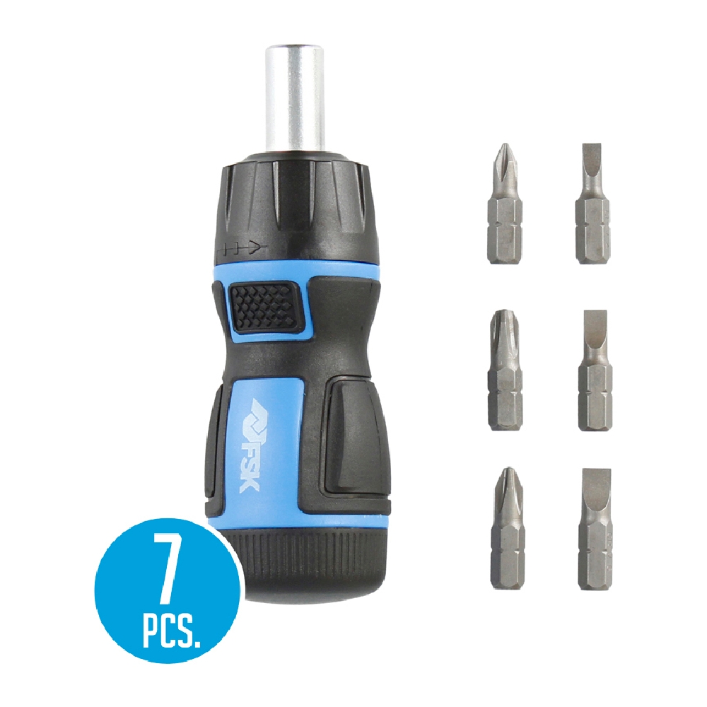 Skruvmejselset Ferrestock Carraca-skruvmejsel (6 pcs) - 6