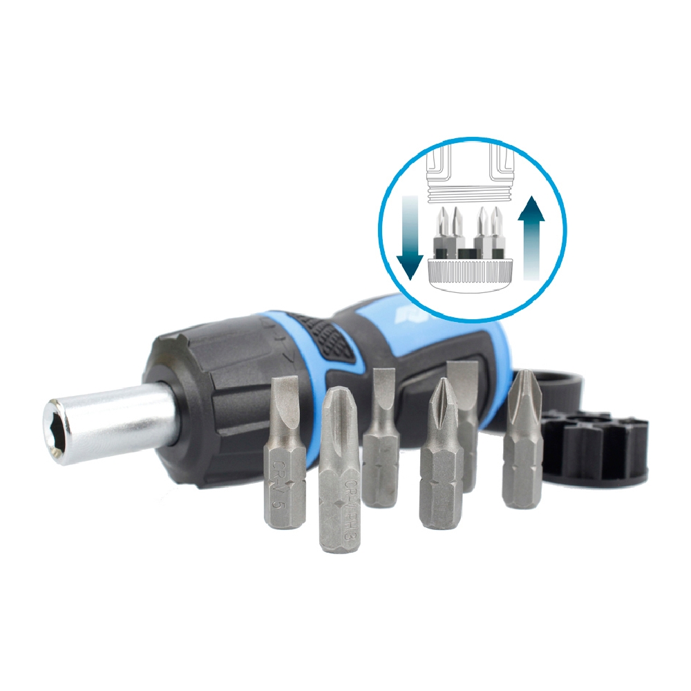Skruvmejselset Ferrestock Carraca-skruvmejsel (6 pcs) - 4
