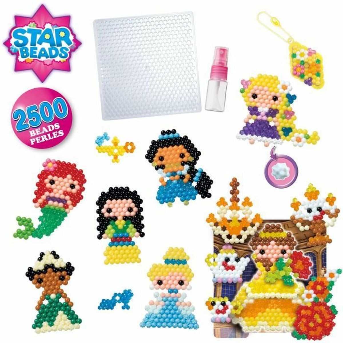 Craft Game Aquabeads The Disney Princesses box PVC Plast - 2