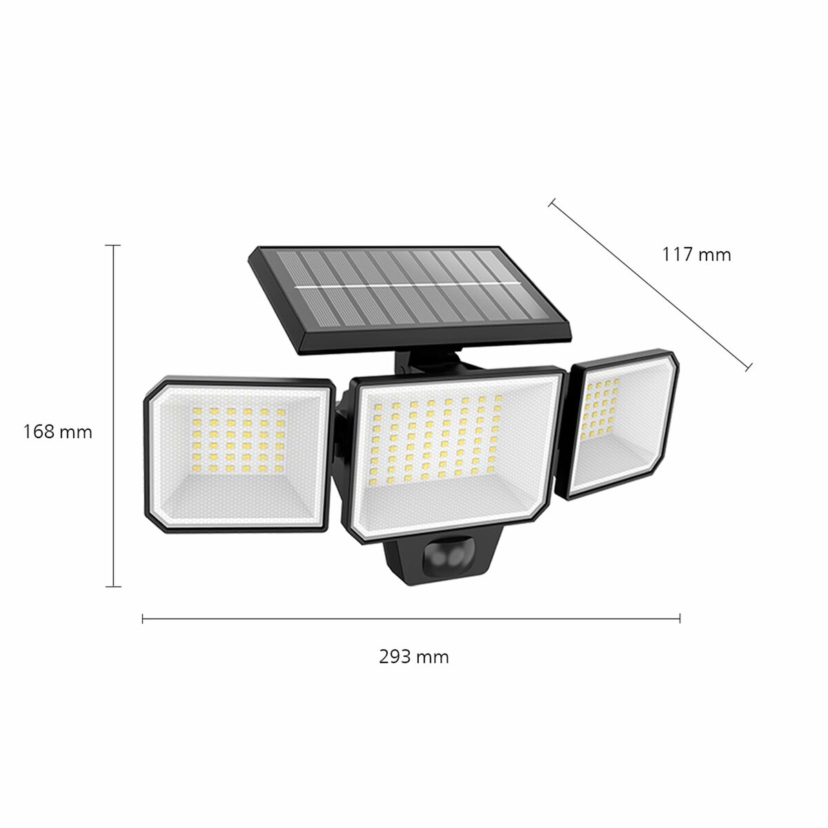 solcellslampo Philips 8,7 W 5000 K 29 x 11,7 x 16,8 cm Svart Sol - 5