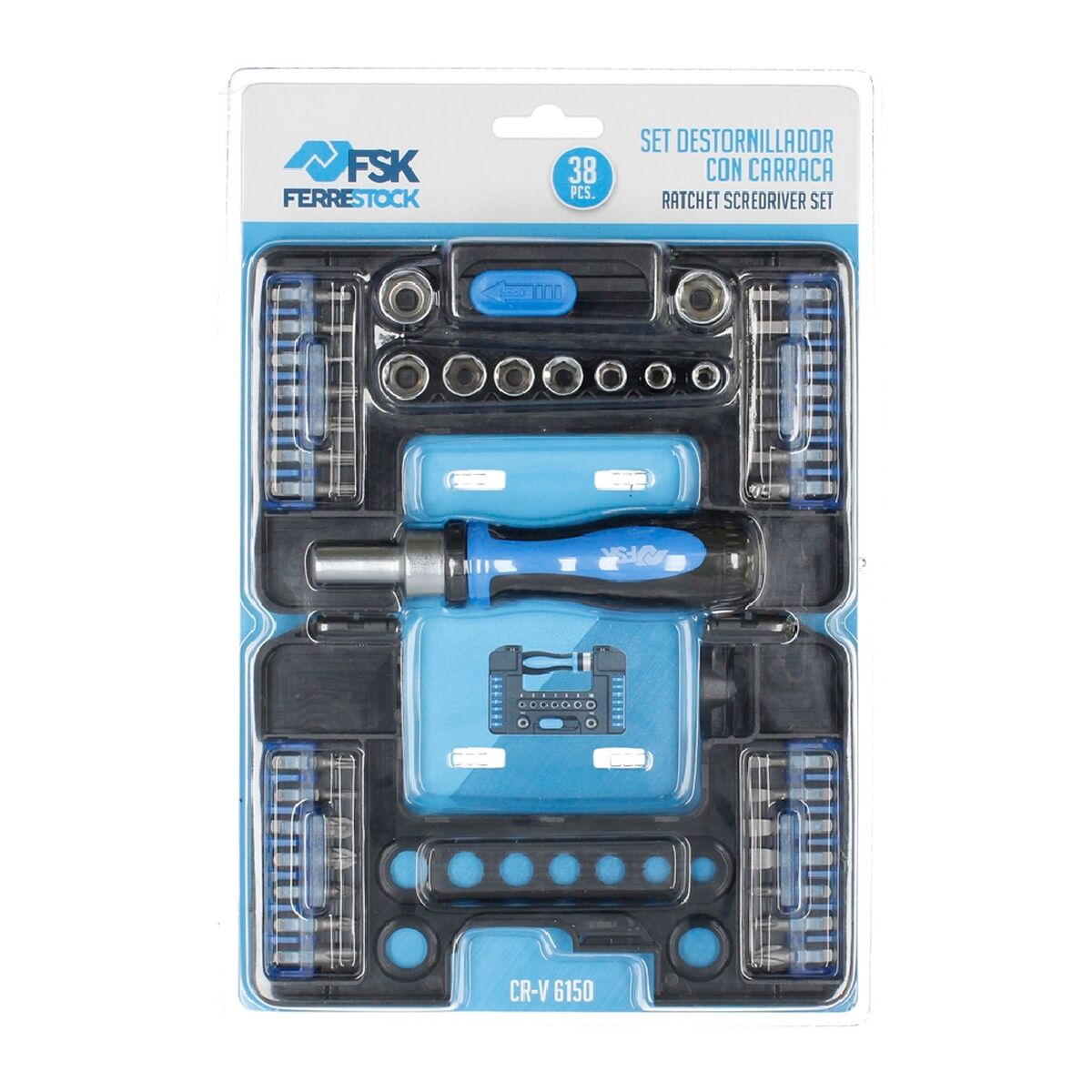 Skruvmejselset Ferrestock 38 pcs - 11