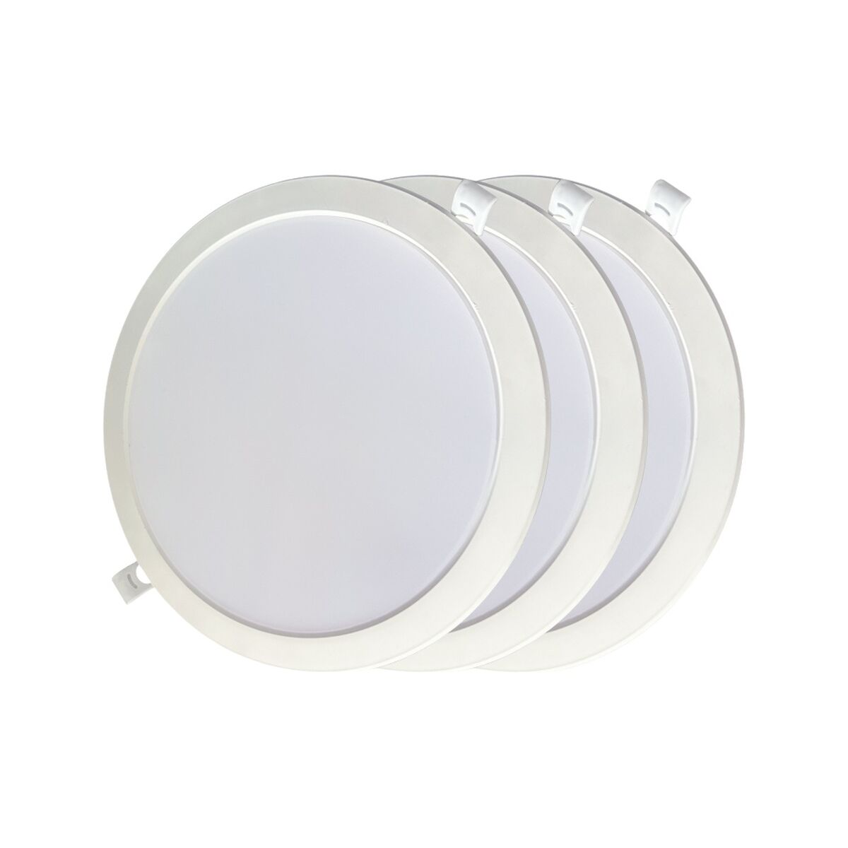 Downlight LED EDM 31568 F 18 W 1820 Lm 3 antal (4000 K)