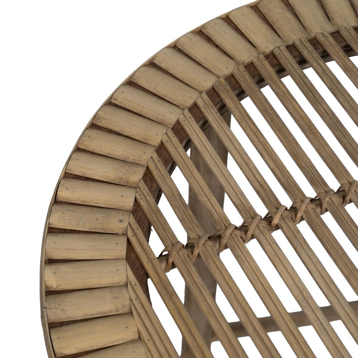 Sidobord Naturell Bambu 50 x 50 x 48 cm 38,5 x 38,5 x 40 cm 2 Delar (2 antal) - 5