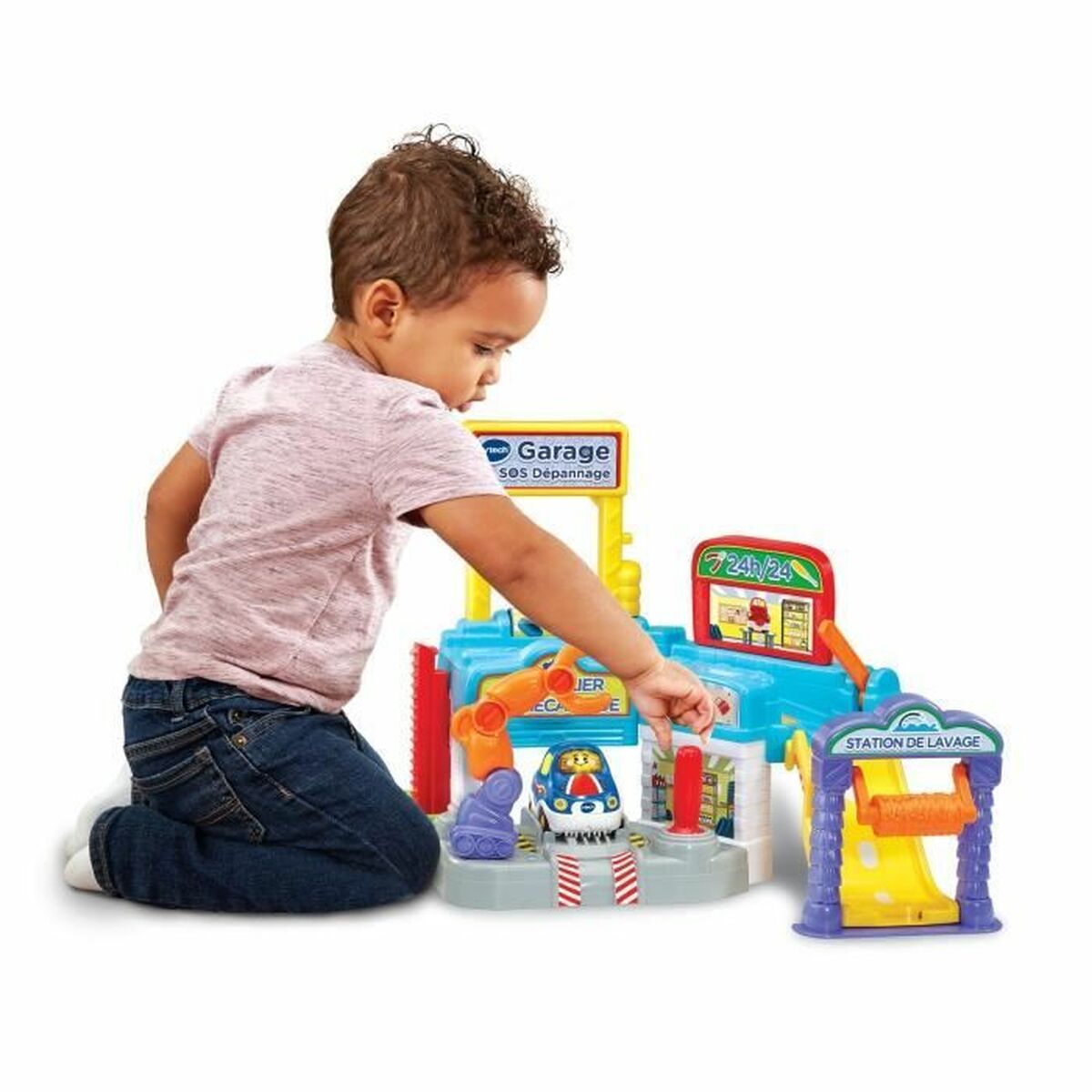 Playset Vtech TUT TUT BOLIDES - GARAGE SOS REPAIR - 4