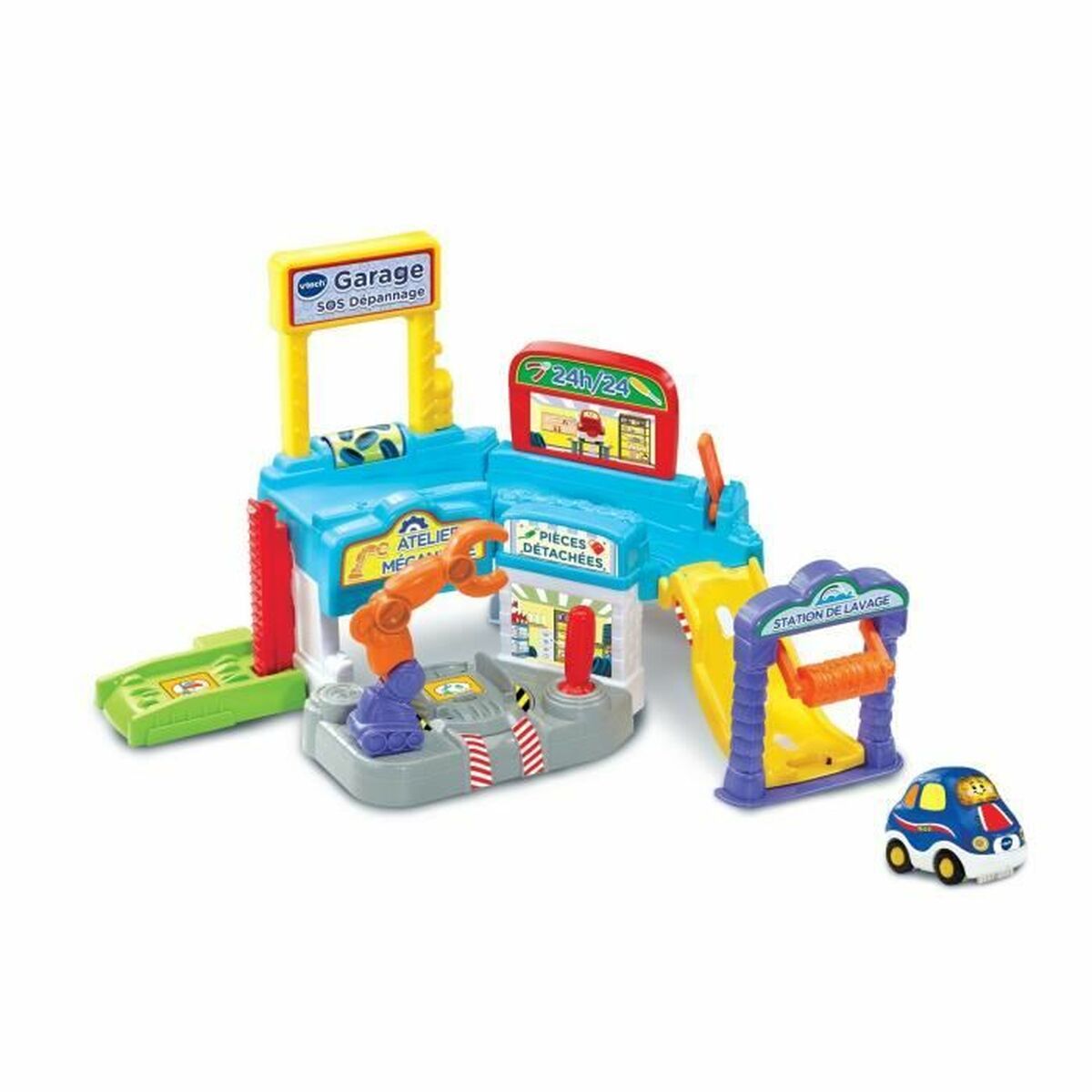 Playset Vtech TUT TUT BOLIDES - GARAGE SOS REPAIR - 2