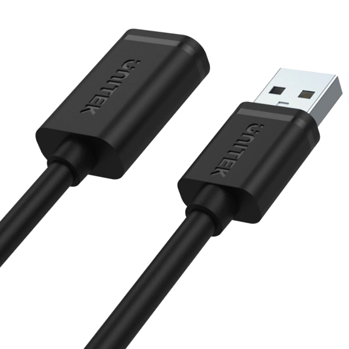 USB-kabel Unitek Y-C417GBK Hankontakt/Honkontakt Svart 3 m - 3