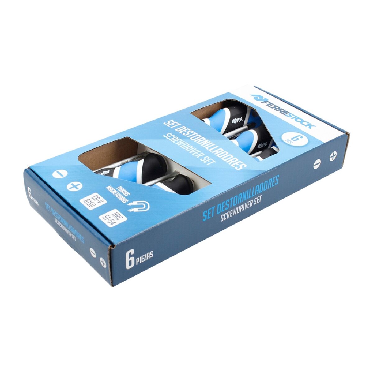 Skruvmejselset Ferrestock (6 pcs) - 8