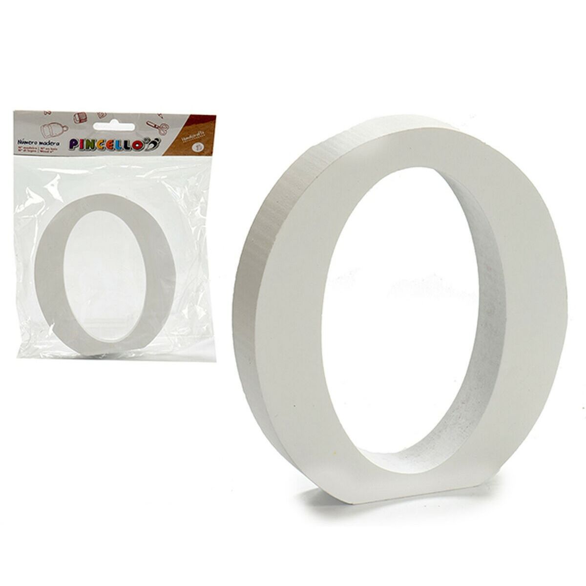 Brev Pincello O Vit Trä 2 x 16 x 14,5 cm (24 antal) - 4