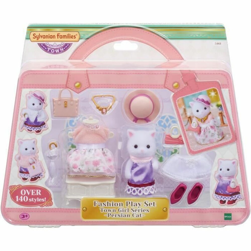 Dockset Sylvanian Families The Fashion Suitcase And Big Sister Persian Cat